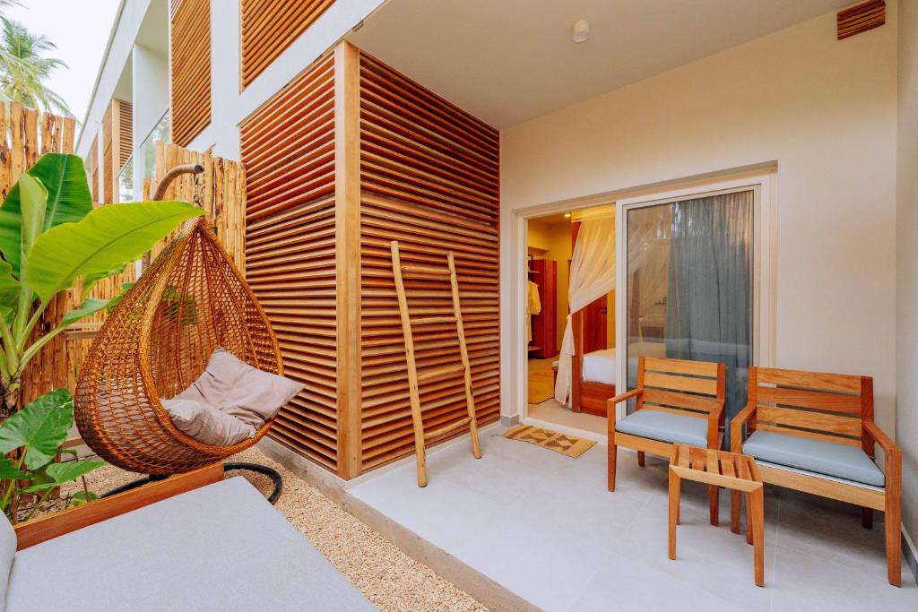 Patio nebo venkovní prostory v ubytování Samawa Living