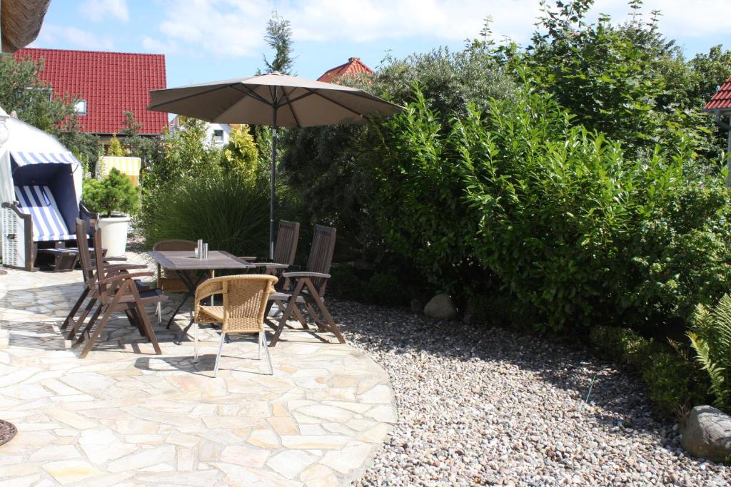 Zahrada ubytování Landhaus Glowe