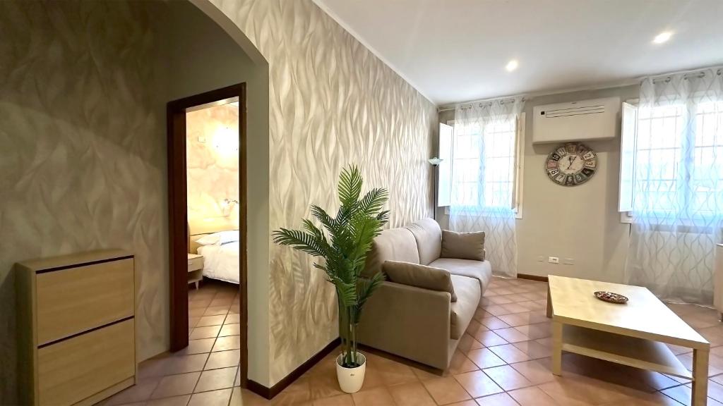 Area soggiorno di Int 8 - Suite Ginevra by Residence San Luca