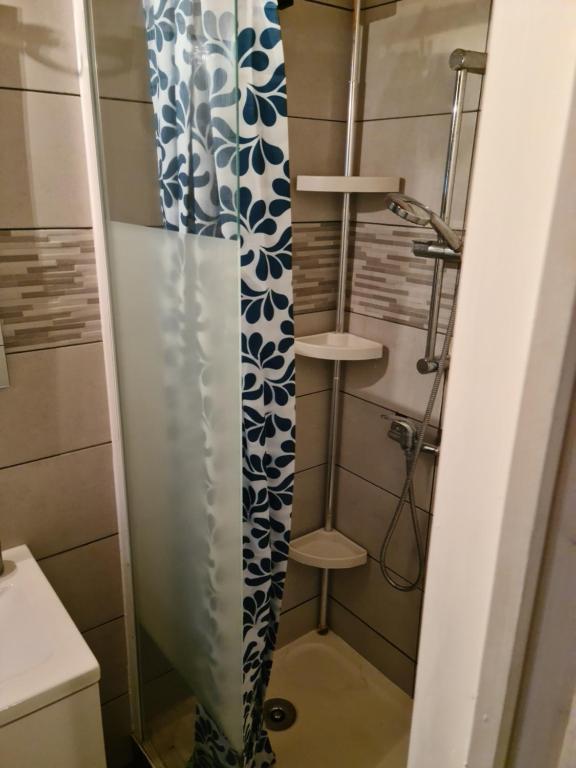 Koupelna v ubytování la chêneraie appart Lapin