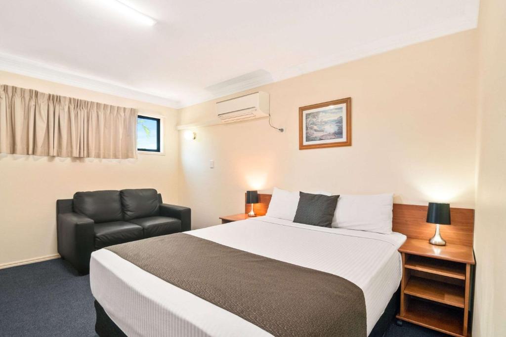 Postel nebo postele na pokoji v ubytování Econo Lodge Waterford