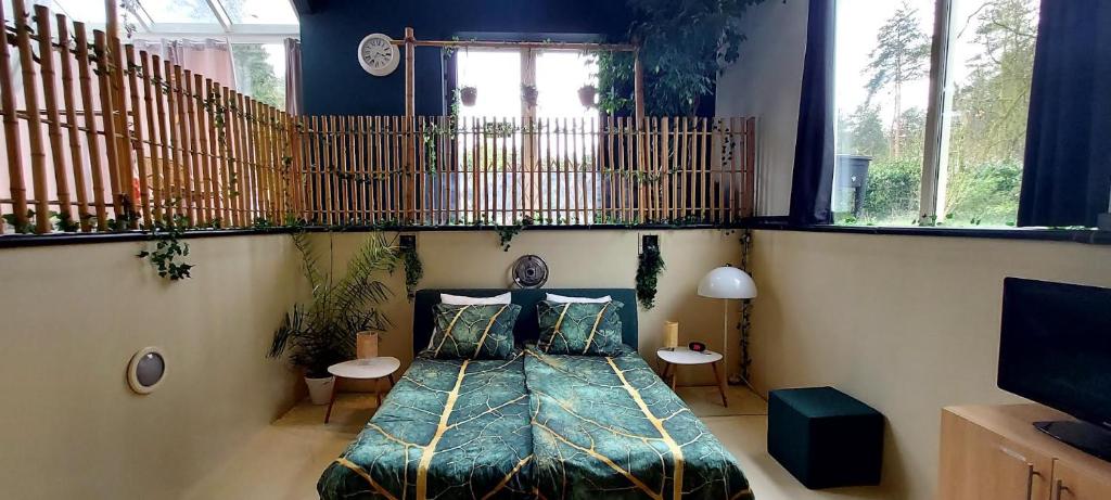 Кровать или кровати в номере Bed&Breakfast Kamersven