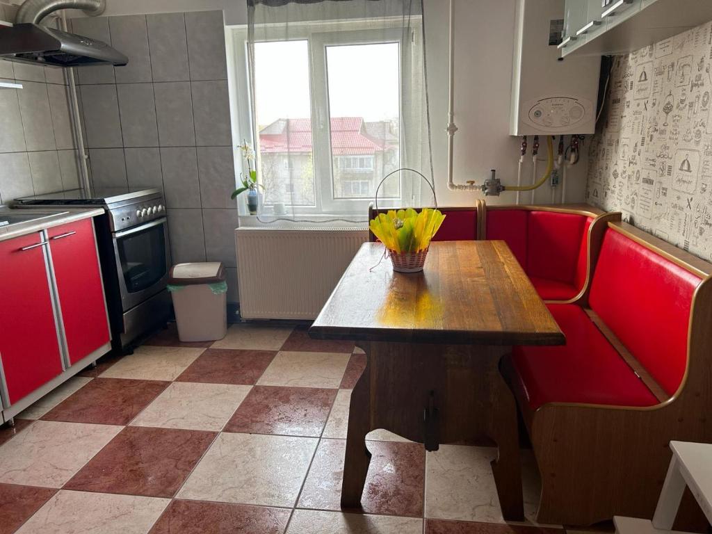 Køkken eller tekøkken på Harmony Luisa Apartment #Enjoy#Otopeni#