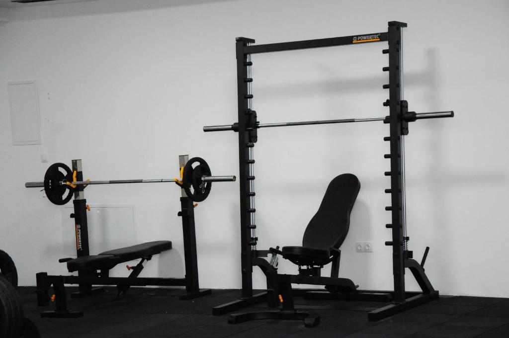 Fitness centrum a/nebo fitness zařízení v ubytování Hotel Konstantin