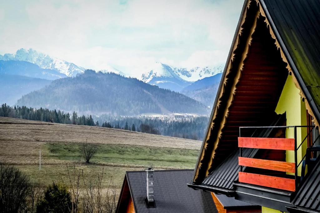 Nespecifikovaný výhled na hory nebo výhled na hory při pohledu z bed and breakfast