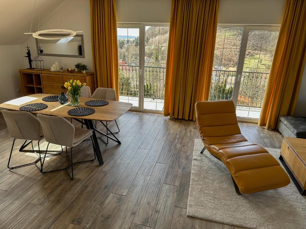 Posedenie v ubytovaní Apartament Spacerowa Lux