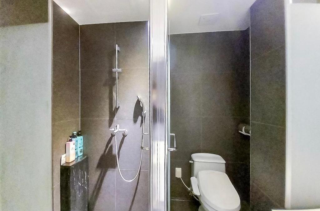 Koupelna v ubytování HOTEL MYEONG JAK