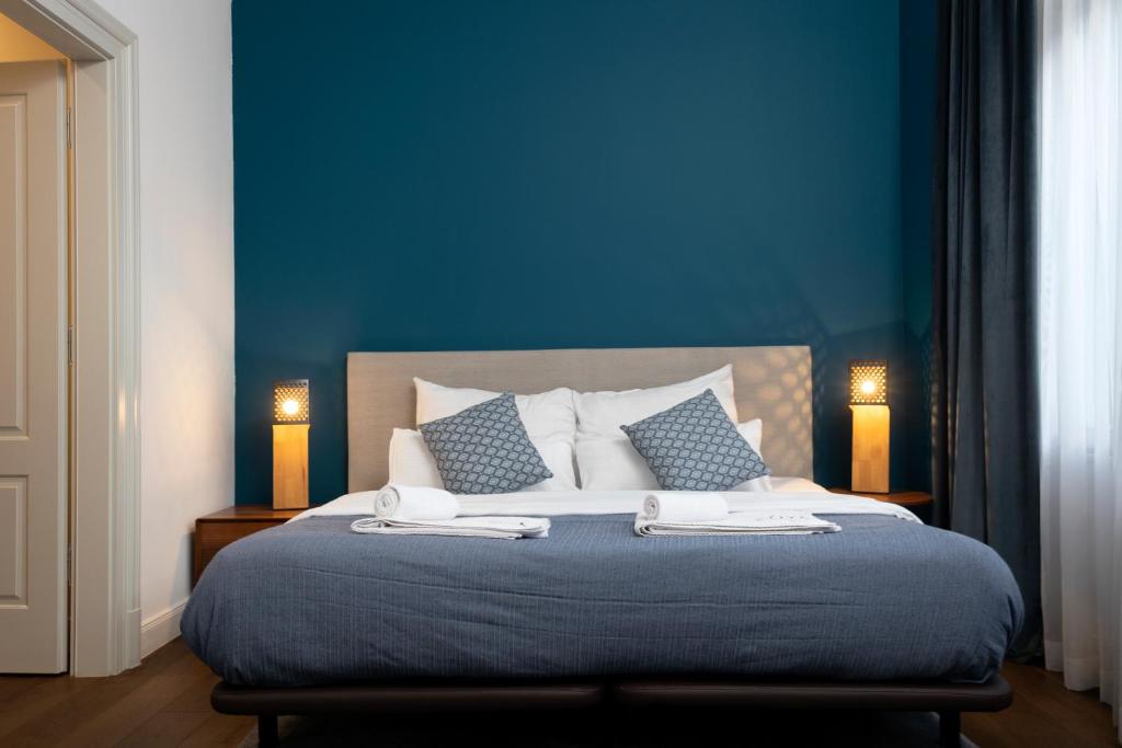 Posteľ alebo postele v izbe v ubytovaní ZOYA LUXURY RESIDENCE