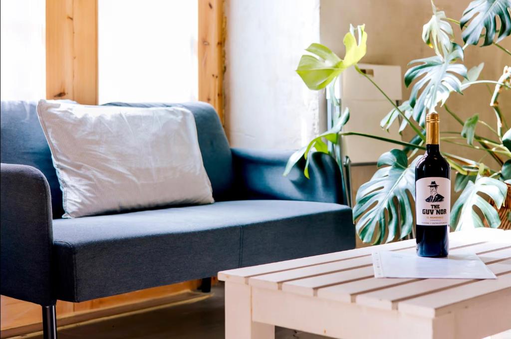 Posezení v ubytování Estudio Loft en el centro de Madrid reformado en enero 2024