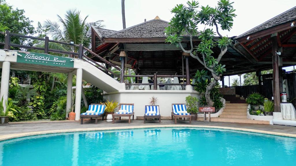 Bazén v ubytování Tanaosri Resort Pranburi nebo v jeho okolí