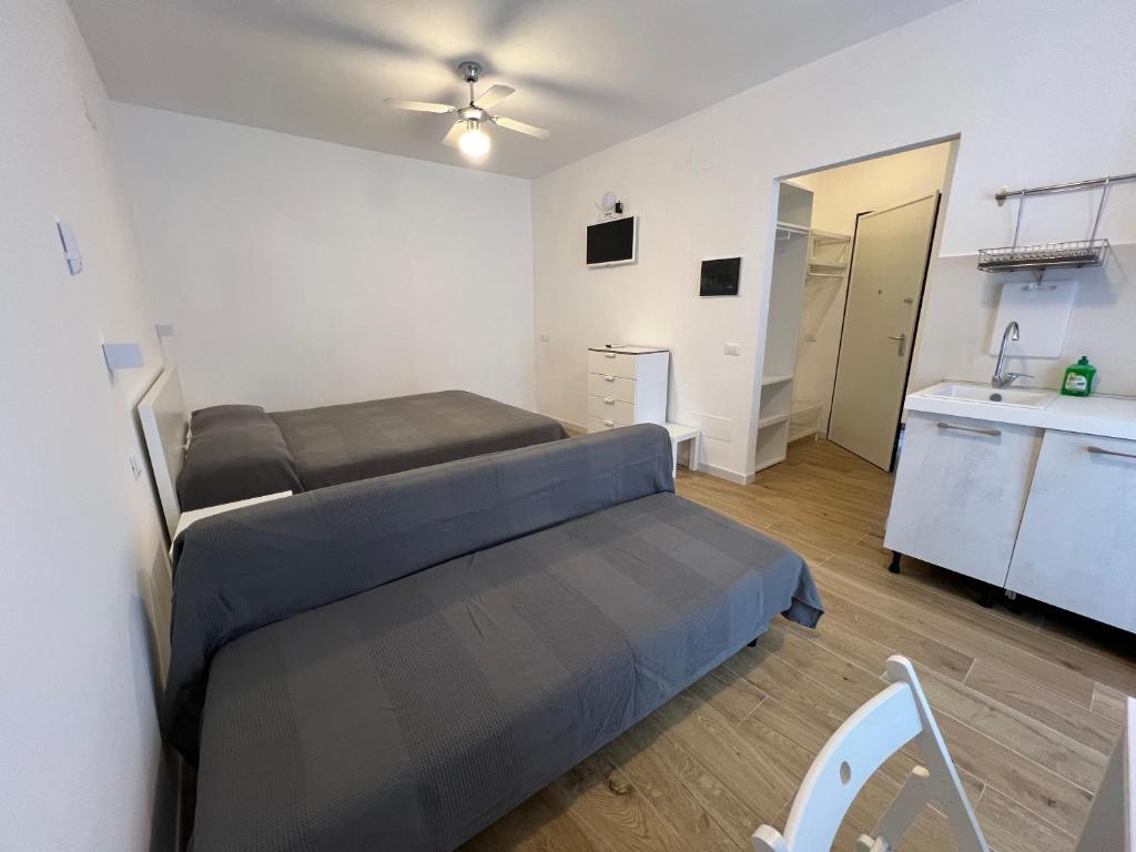 Postel nebo postele na pokoji v ubytování Agriturismo Paradisa