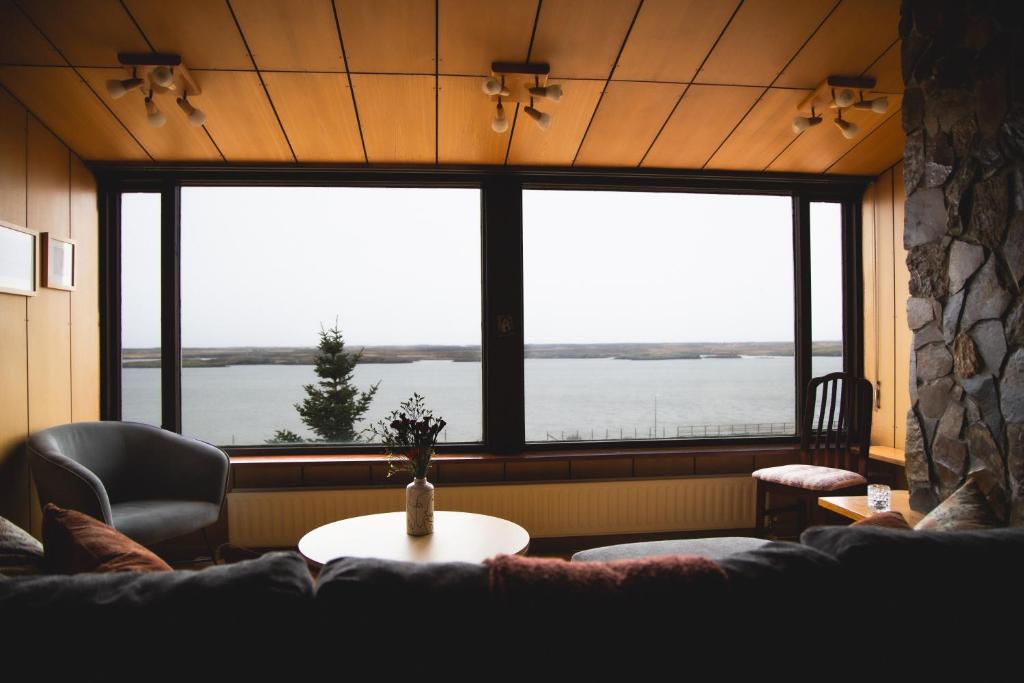 Posezení v ubytování Setrið Guesthouse