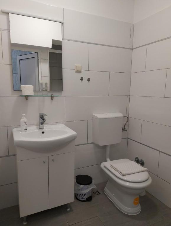 Kúpeľňa v ubytovaní Beach Villa Baška