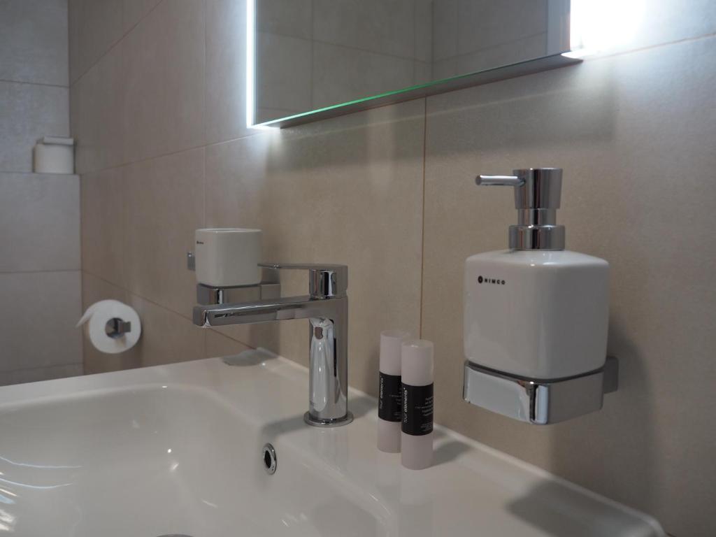 Koupelna v ubytování Apartmány Abacie