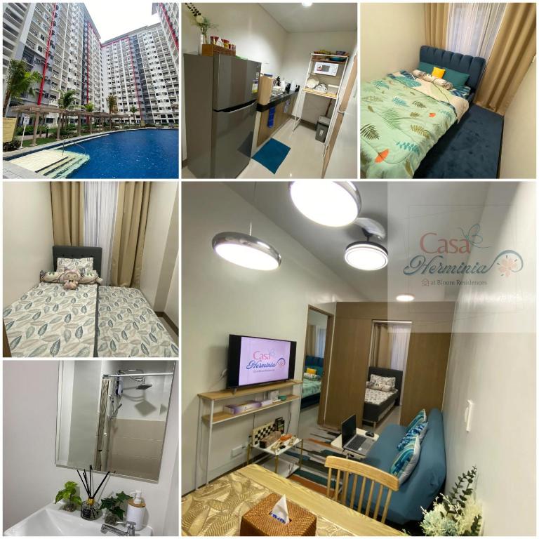 TV a/nebo společenská místnost v ubytování Casa Herminia at Bloom Residences 2Br