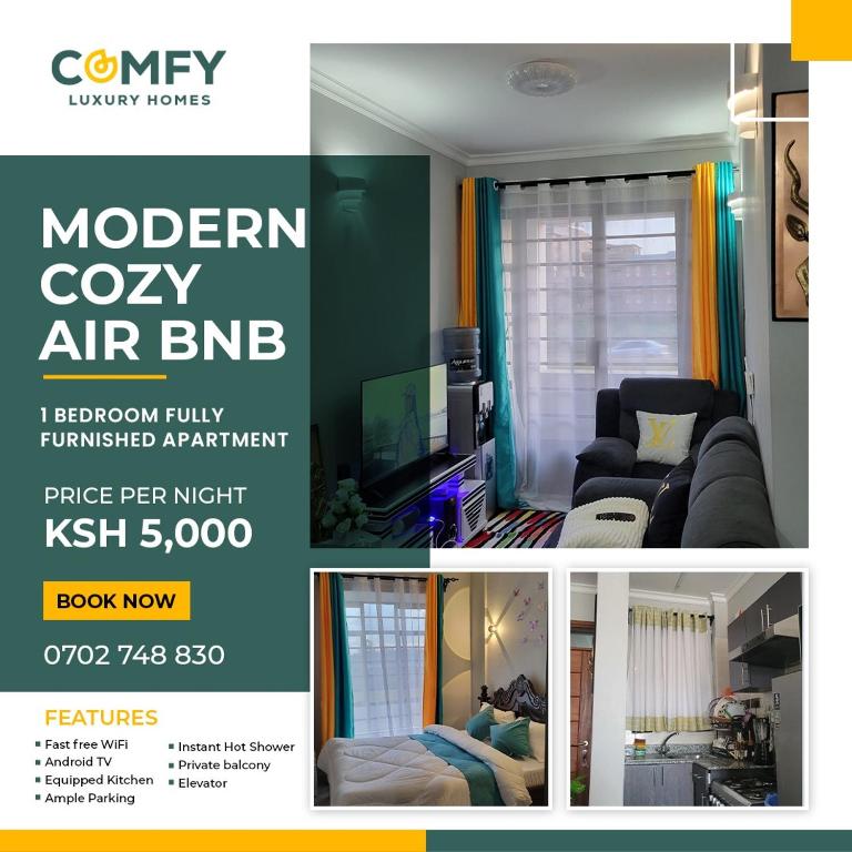 Μια τηλεόραση ή/και κέντρο ψυχαγωγίας στο Comfy Luxury Homes