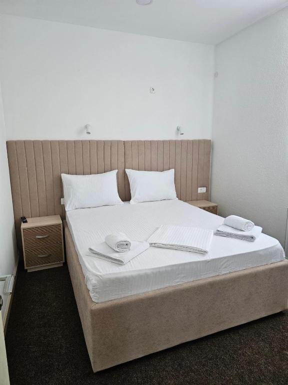 Postel nebo postele na pokoji v ubytování Naš Dom - MOTEL