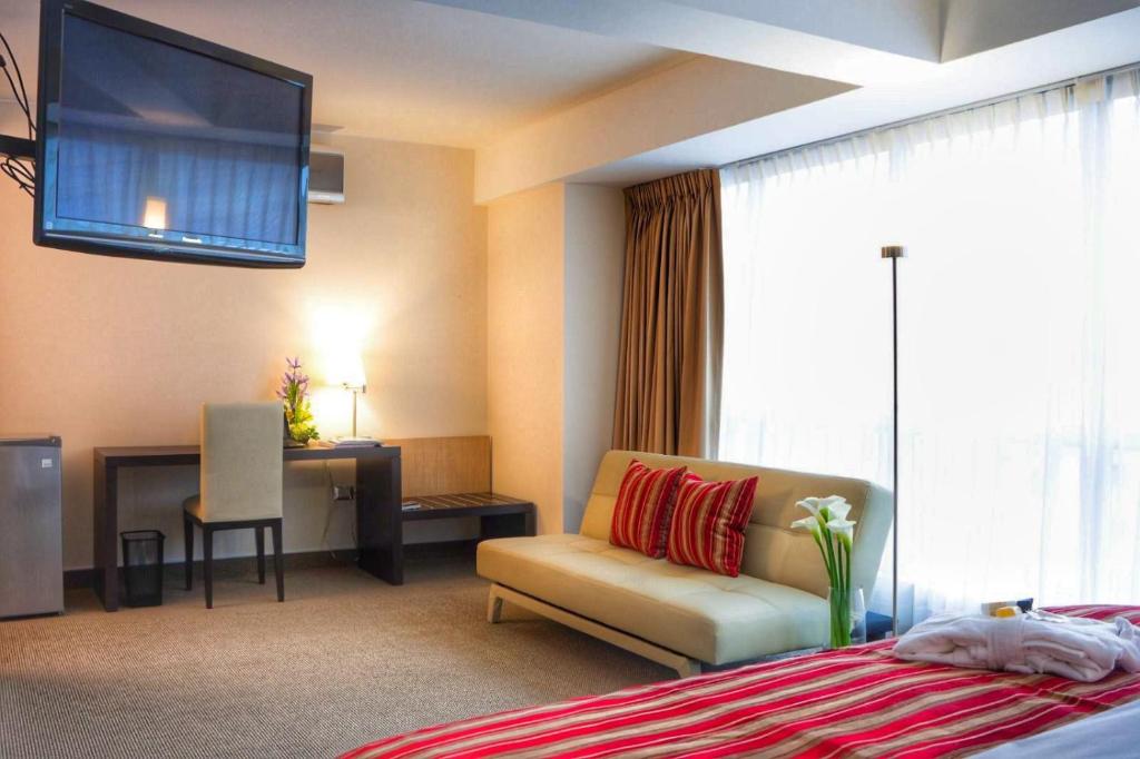 Zona de estar de Allpa Hotel & Suites