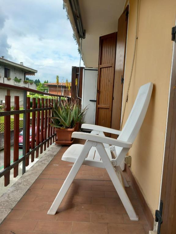 Balkón alebo terasa v ubytovaní Casa Clusane d'Iseo 2 passi dal lago