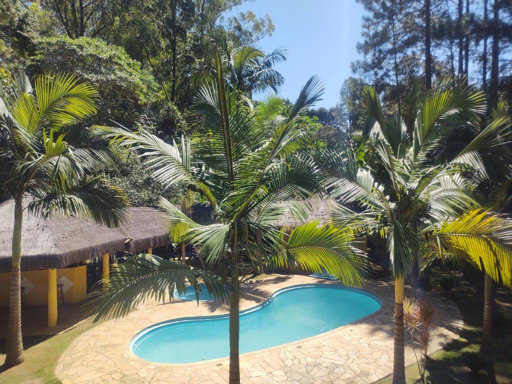 Kolam renang di atau dekat dengan Solar dos Anjos Mairiporã SP