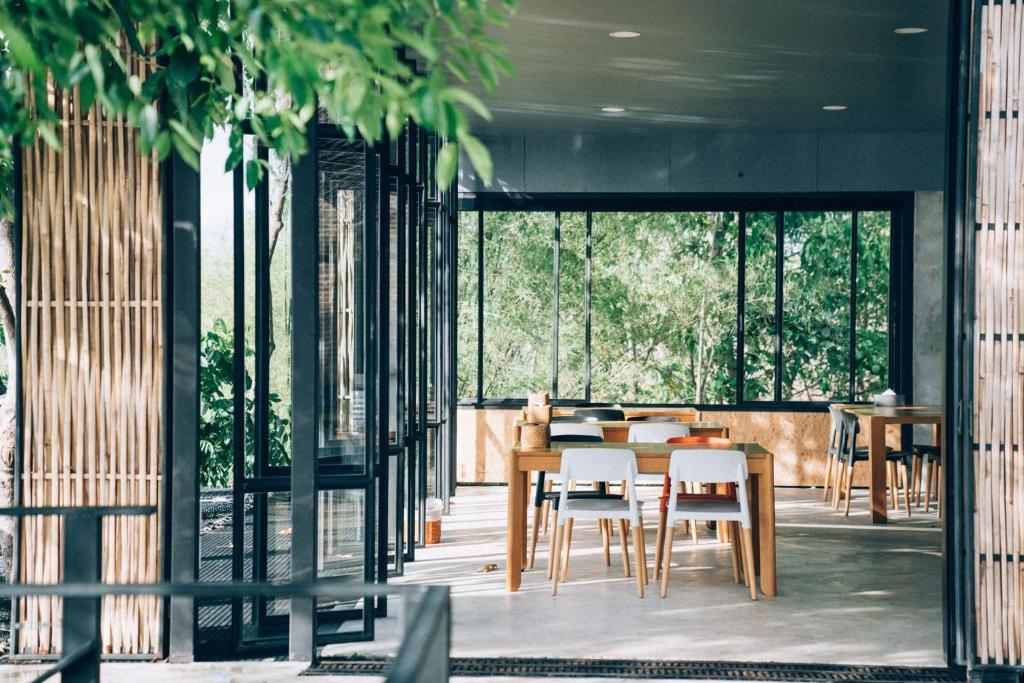Patio nebo venkovní prostory v ubytování Thawsi Lake Hill