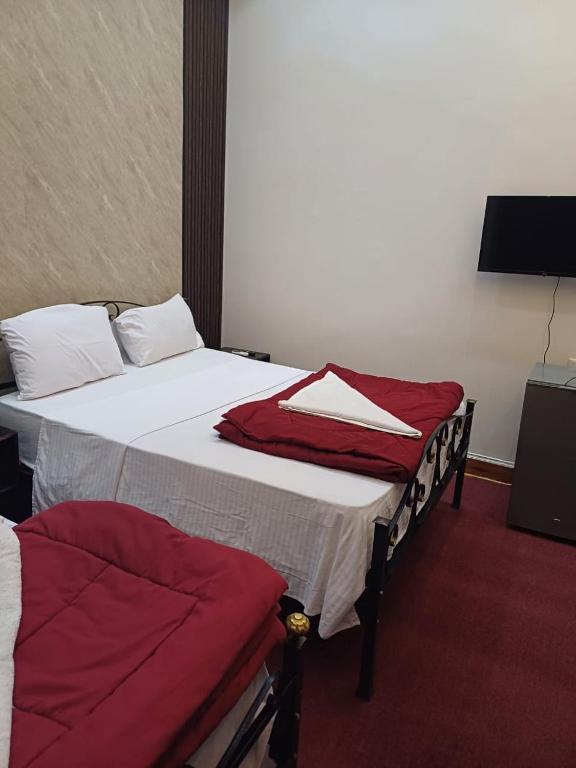Postel nebo postele na pokoji v ubytování Meramees Hotel