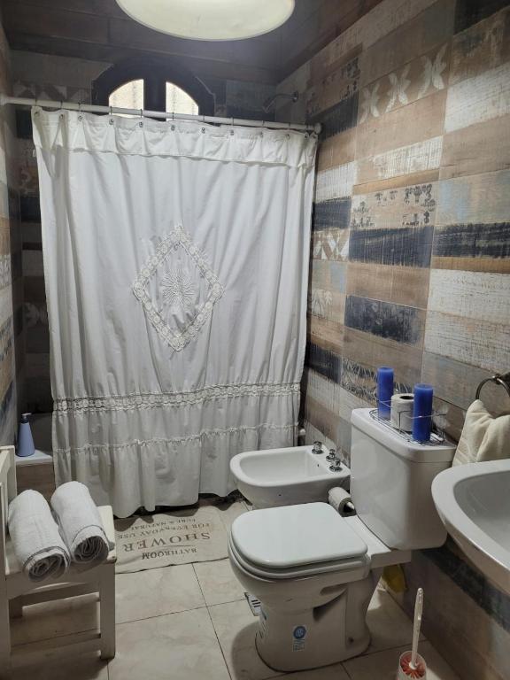 Koupelna v ubytování RUNA YAKU KAUNAZ