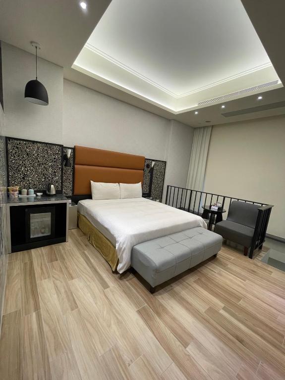 Letto o letti in una camera di G.SHOCK Motel