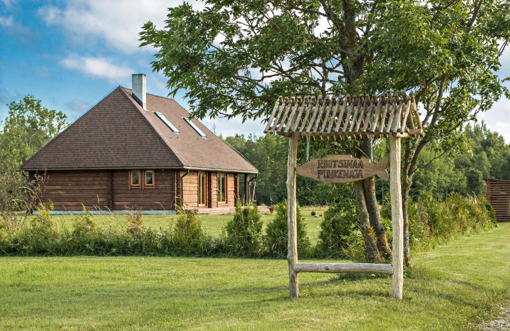 Zahrada ubytování Rootsimaa Holiday House