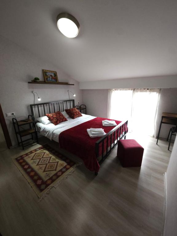 Postel nebo postele na pokoji v ubytování Hotel Tradicia