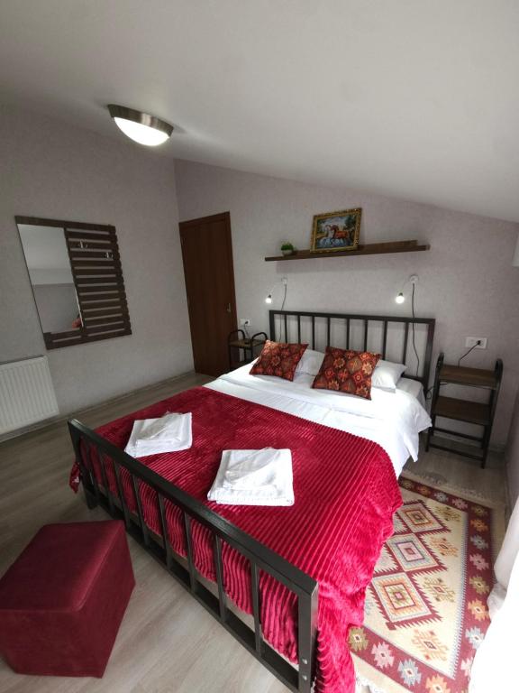 Postel nebo postele na pokoji v ubytování Hotel Tradicia
