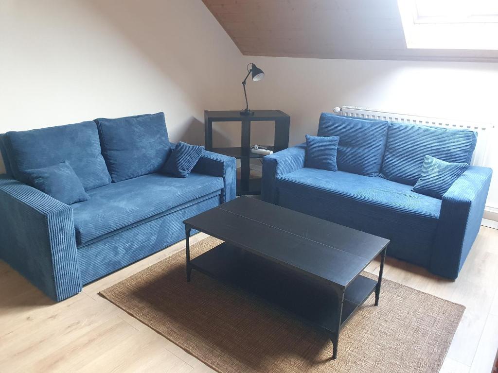 Posezení v ubytování Fehér Rózsa Apartman