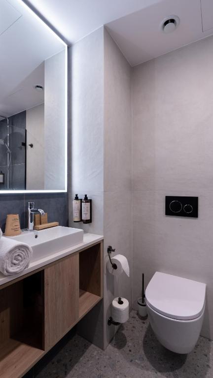Koupelna v ubytování Umi Hotel Sopot