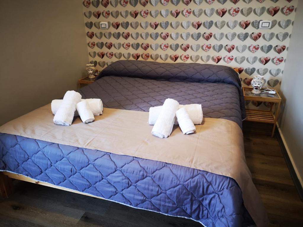 Posteľ alebo postele v izbe v ubytovaní B&B Tonnarella Beach