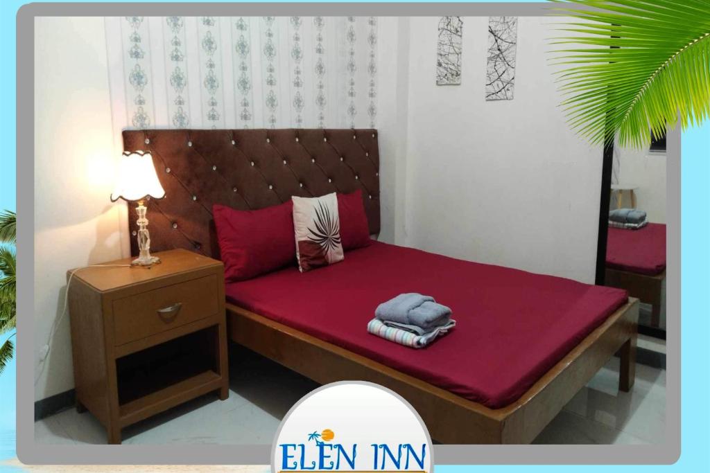 Giường trong phòng chung tại ELEN INN - Malapascua Island - Air-condition Room - SHARED TOILET AND BATH ROOM #5