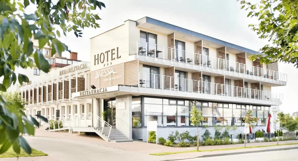 an architectural rendering of the hotel laverty building at Hotel Messa in Władysławowo