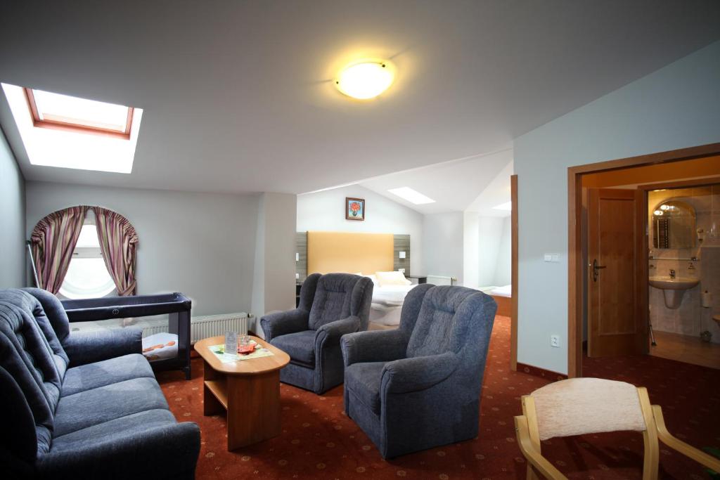 Posezení v ubytování Hotel Paris