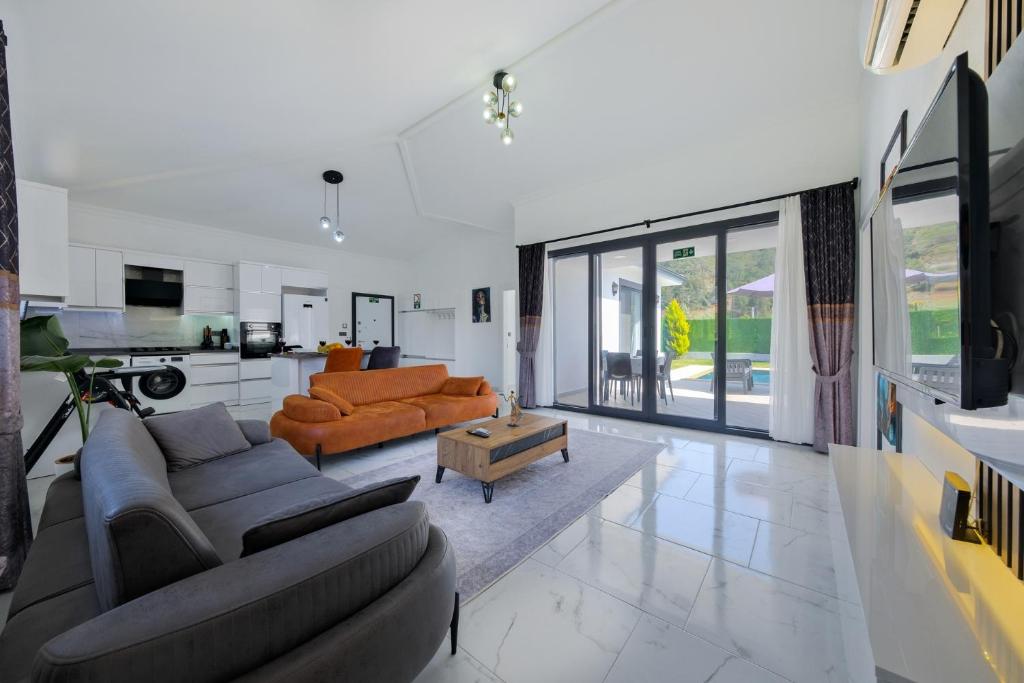 A television and/or entertainment centre at villa emir 2