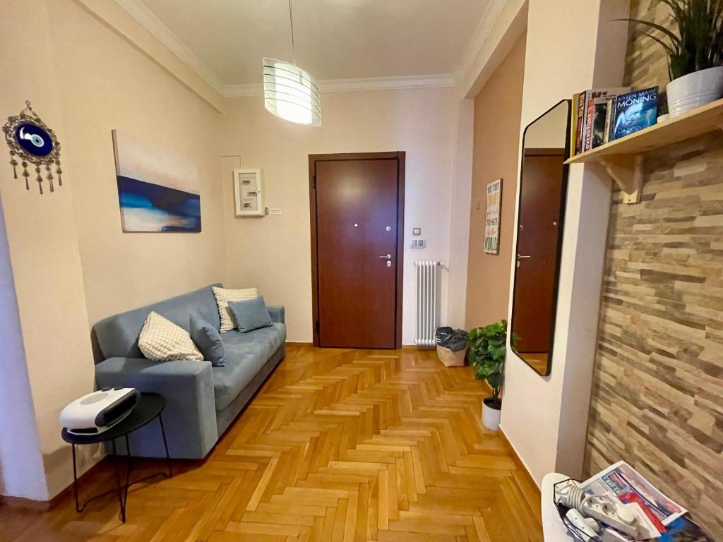 Posezení v ubytování Athens Spirit Apartment