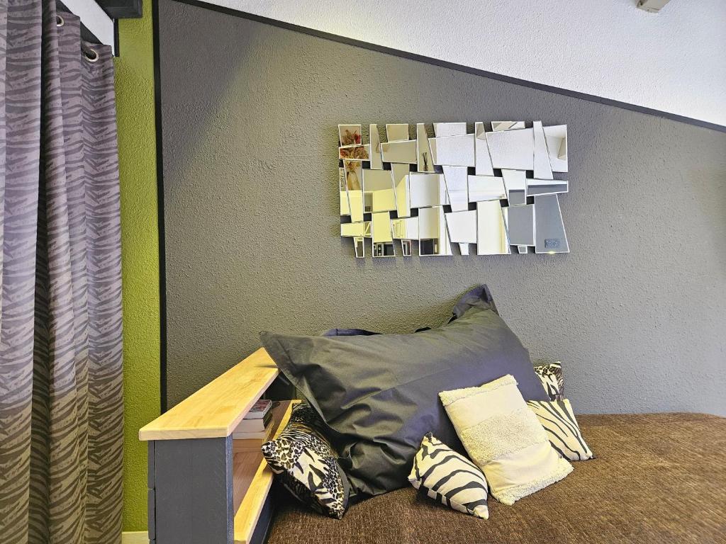 Posedenie v ubytovaní Appartement Style Loft - proche Village Naturiste