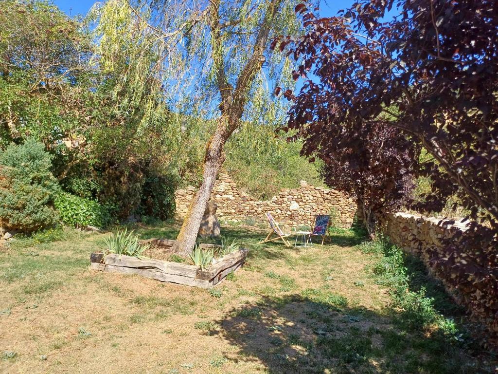 Zahrada ubytování Le château brangoly
