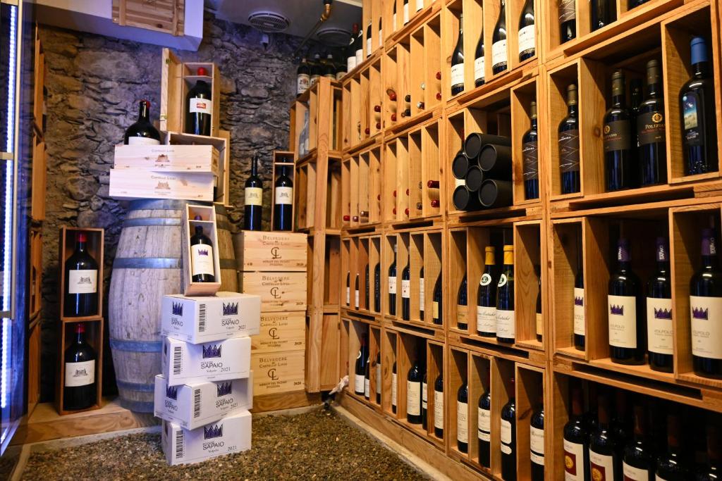 Nápoje v ubytování Locanda Orelli