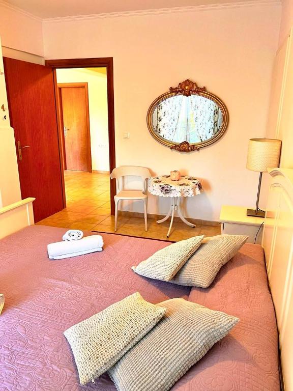 Postel nebo postele na pokoji v ubytování SV Apartment with sea view