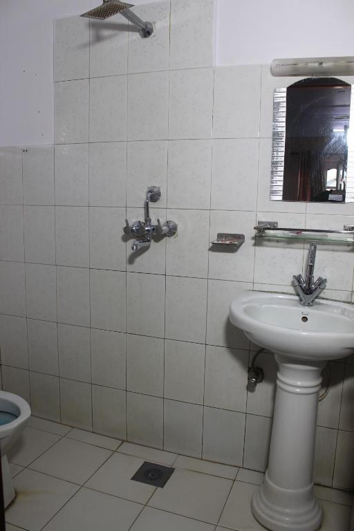Koupelna v ubytování Hotel Mudkhu Durbar
