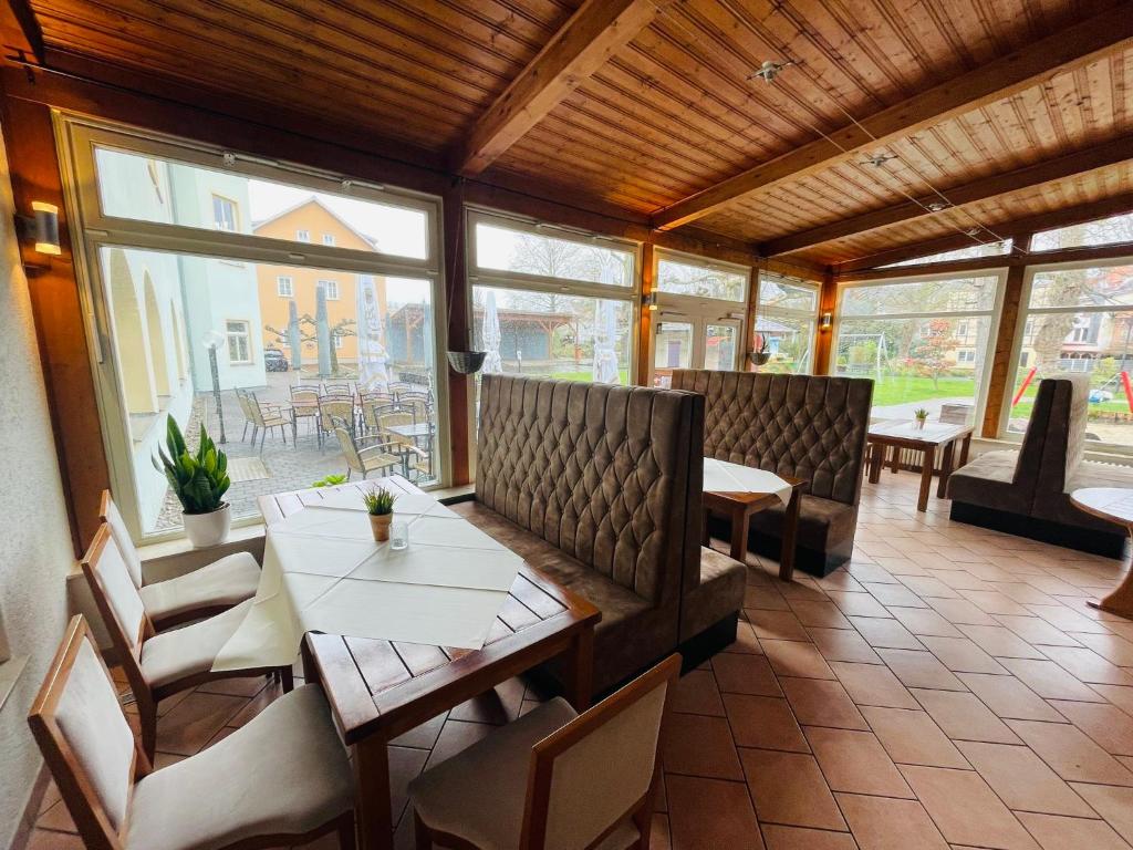 Istumisnurk majutusasutuses Hotel Weidenmühle