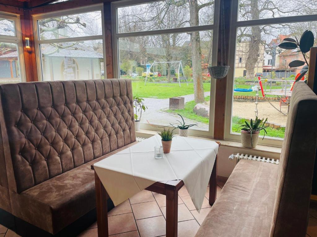 Istumisnurk majutusasutuses Hotel Weidenmühle