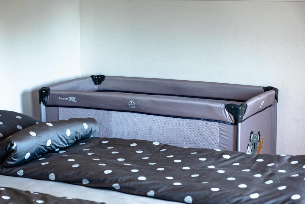 Postel nebo postele na pokoji v ubytování ARIA DELUXE Mobile Homes with Terme Čatež Tickets