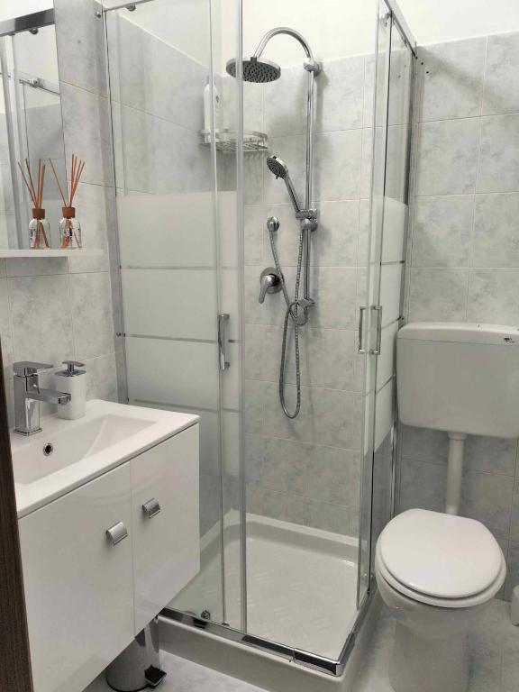 Koupelna v ubytování SIM residence
