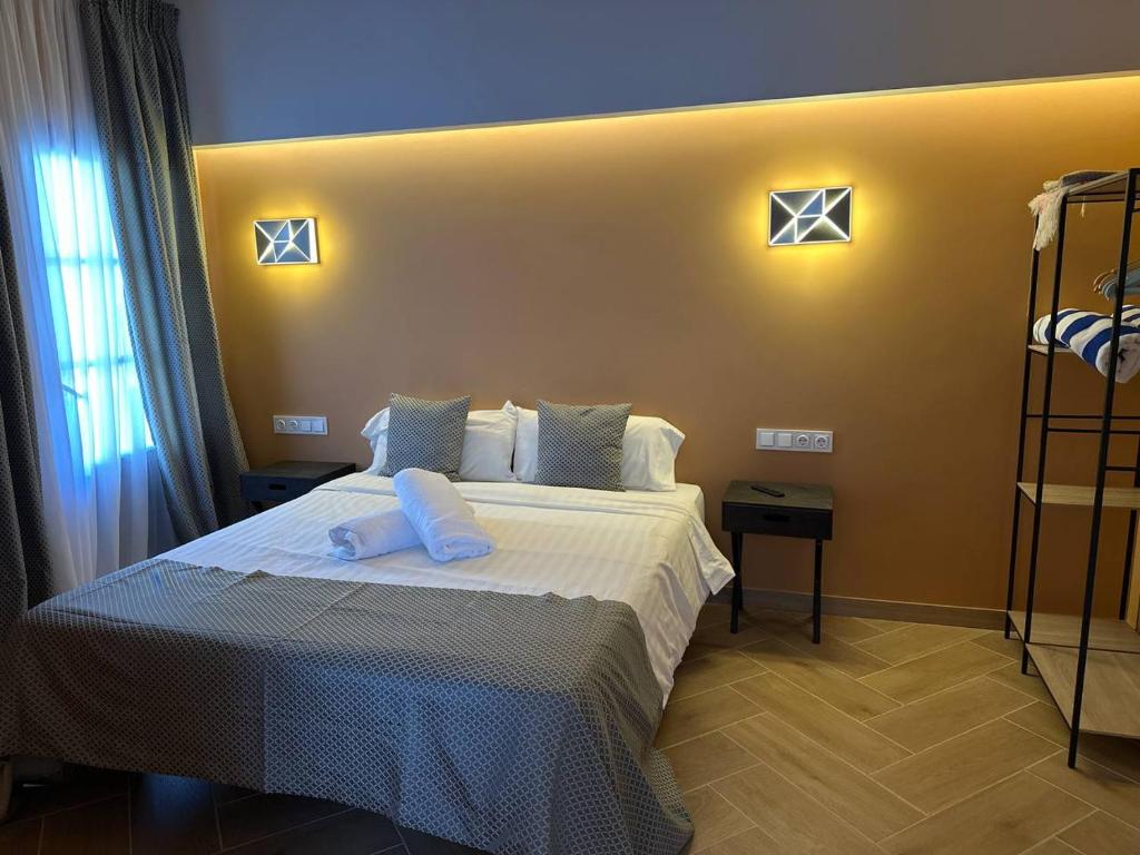 Posteľ alebo postele v izbe v ubytovaní Miramar Boutique Apartments ADULTS ONLY CORRALEJO