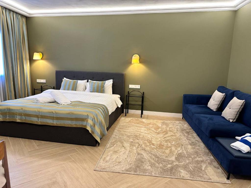 Posteľ alebo postele v izbe v ubytovaní Miramar Boutique Apartments ADULTS ONLY CORRALEJO